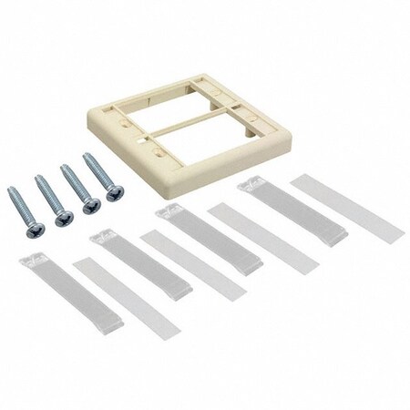 Commscope Fiber Optic Connectors Kit Faceplt Doub Gang Sl Ltalm 1479486-1